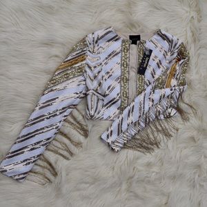 NEW!! Sequin Tassle Cropped Jacket!